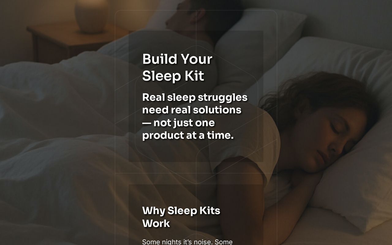 Sleep Routine Kit Build Your Own Sleep Kit – Custom Sleep Solutions | SoftSleepKit